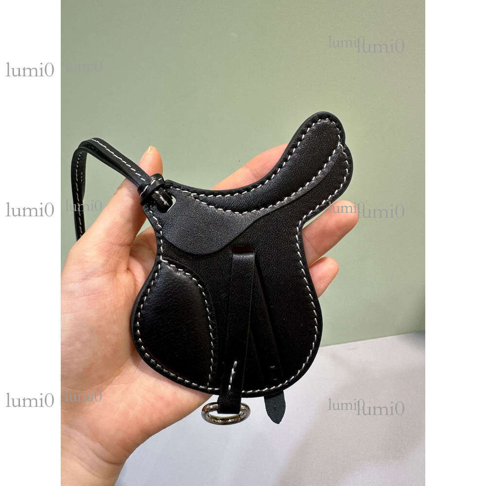 Lambskin Saddle Pendant Genuine Leather Bag Charm Handmade Accessory Bag pendant