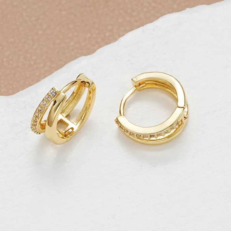 Simple Stainless Steel Hoop Earrings for Women Trend Circle Earring Piercing Jewelry Allergy Prevention Accessories Gift XJ250814