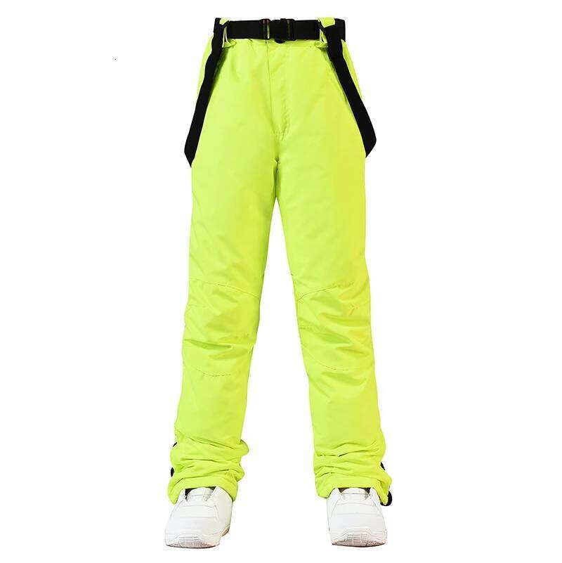 Men and Women Pants Bibs, Bibbed Snowboard Bibs Ski Suit Pant, Snow Bib Pants, Snowboarding Trousers, -30