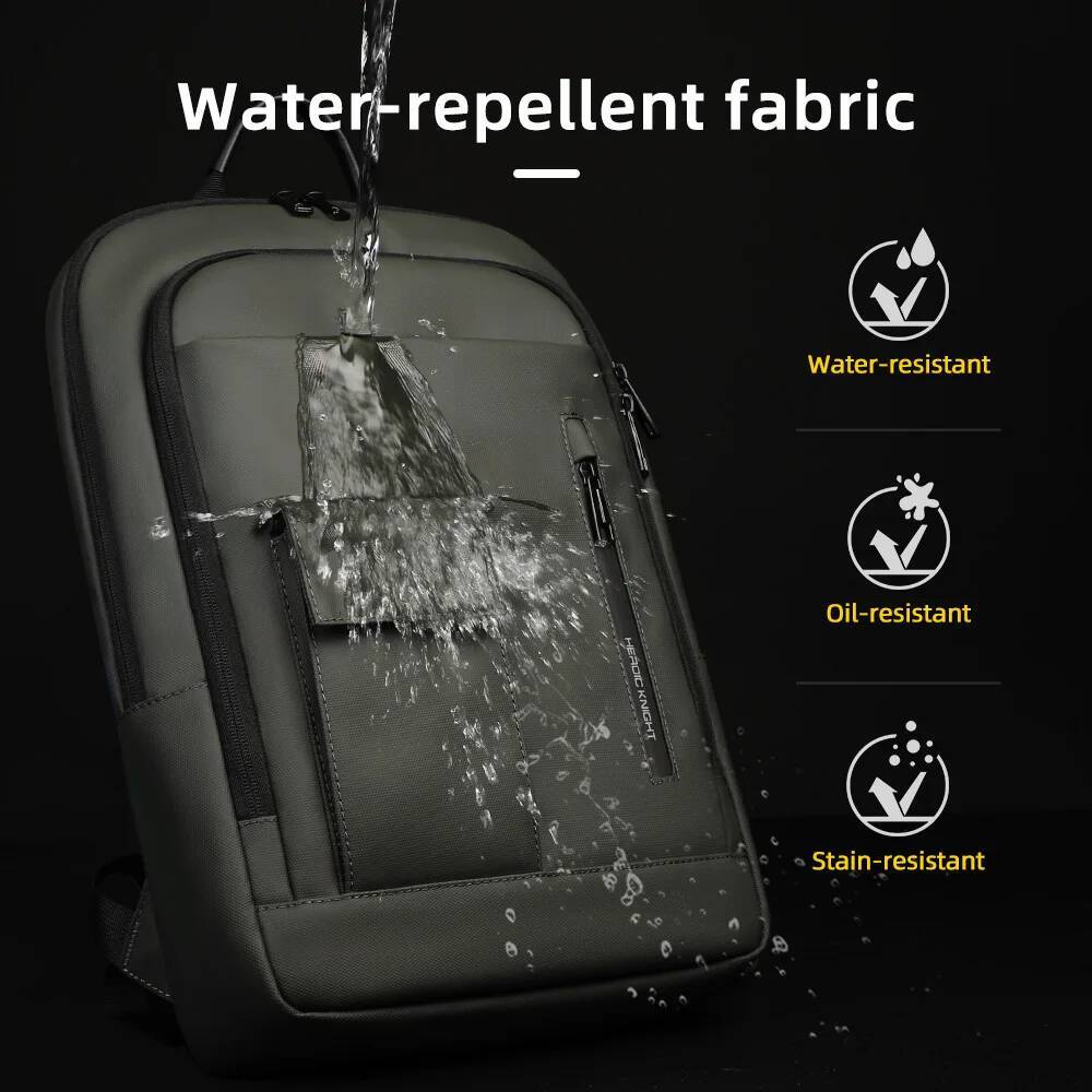 Heroic Knight Thin Business Backpack Waterproof Men 15.6" Laptop Stylish Male Multifunctional Moto&Biker Travel Shoulder Bag high-quality