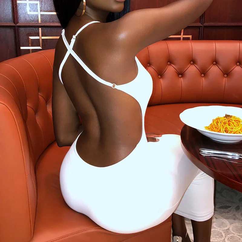 2K popular cross-border European and American womens summer bandage sexy hip wrap dress black XJ250814