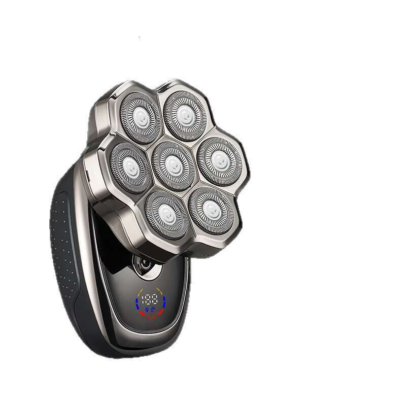 Electric high-power ultra-clean rechargeable whole body washable men's bald shaver