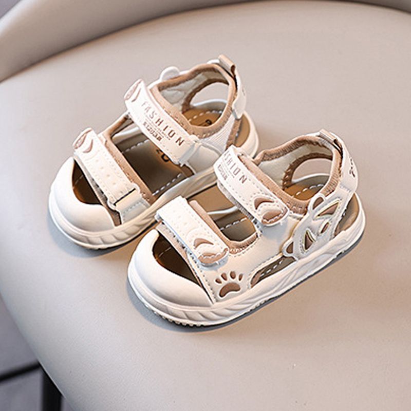 Kids Beach Sandals Toddler Summer Fashion New Boys Soft Soles Beach Sandals Kidsnest Non-slip Infant Girl Slides Baby Walking Sandals Shoes Sizes US1C