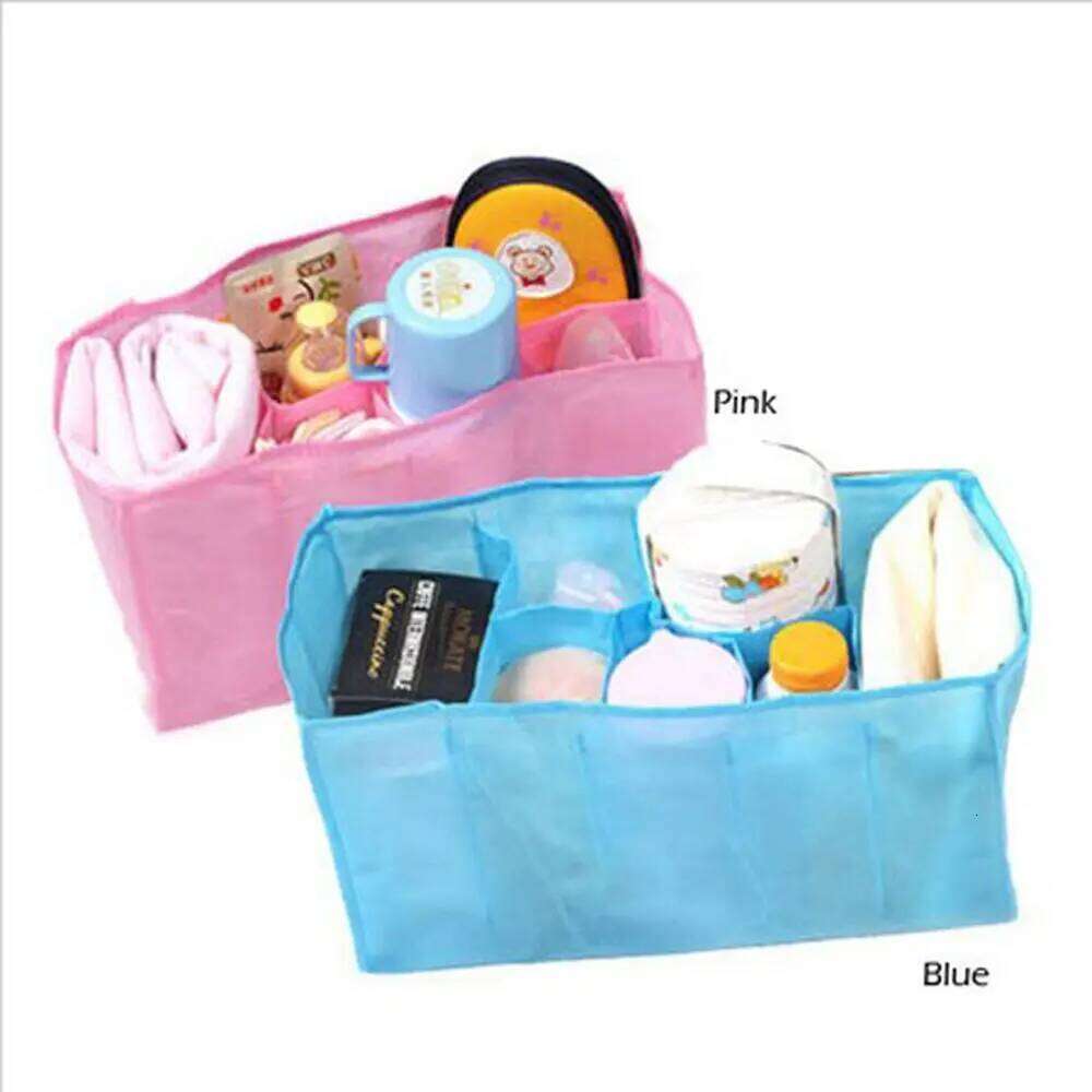 Portable Mummy Bottle Storage Multi-Function Separate Bag Nappy Maternity Handbag Baby Tote Diaper Organizer