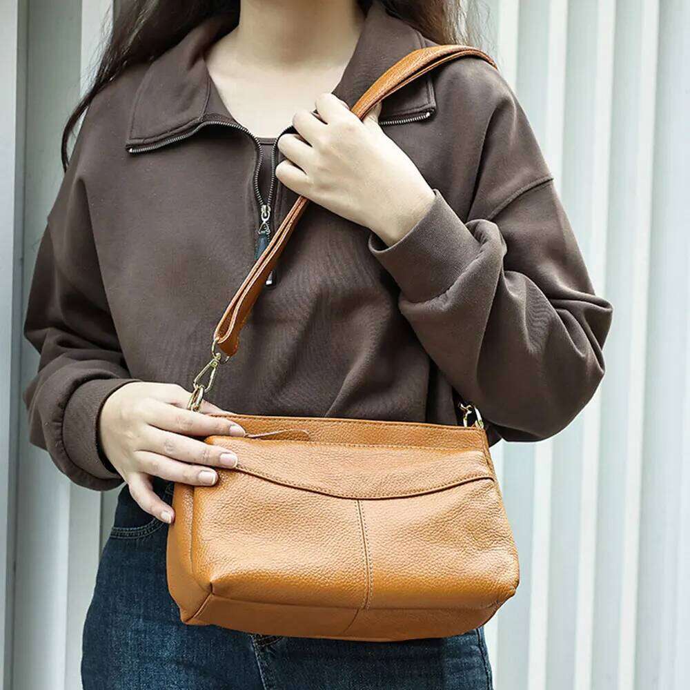 Designer Luxury Genuine Leather Women S High Quality Crossbody Bag Trendy Designer Cowhide Female Shoulder Bags
