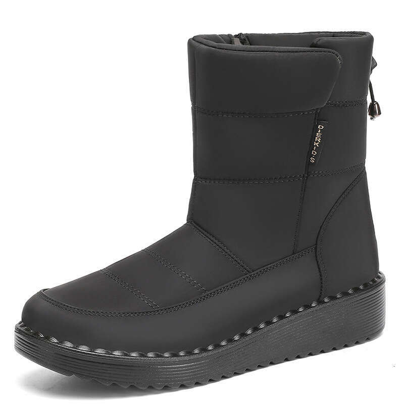 Shoes 2025 Winter Long for Women, Fleece Lined, Thickened, Warm Snow Boots, Polyurethane Lightweight Cotton Boots