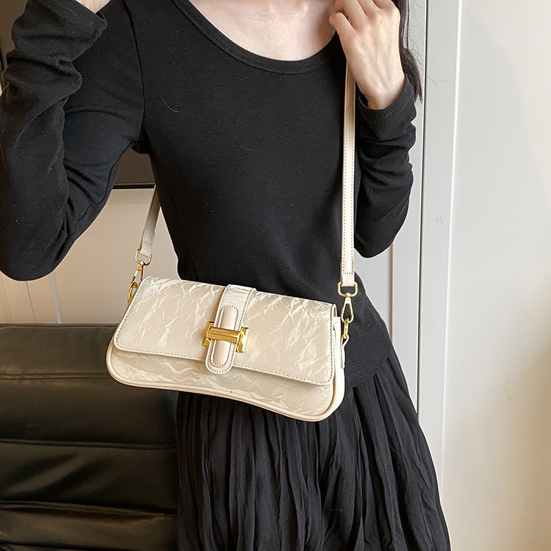 Luxury Brand Designer Bag Underarm Bag Niche Design Korean Version Printed Texture Shoulder Bag Casual Versatile Texture Commuter Bag For Women