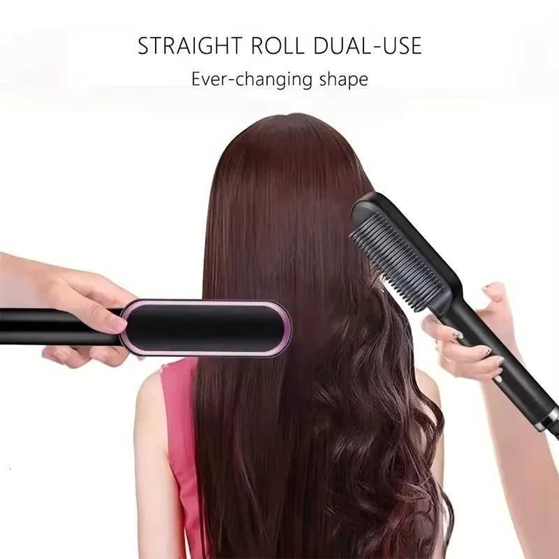 Hair Straightener Professional Quick Heated Electric Hot Comb Hair Straightener Personal Care Multifunctional Hair Styling Brush W250814
