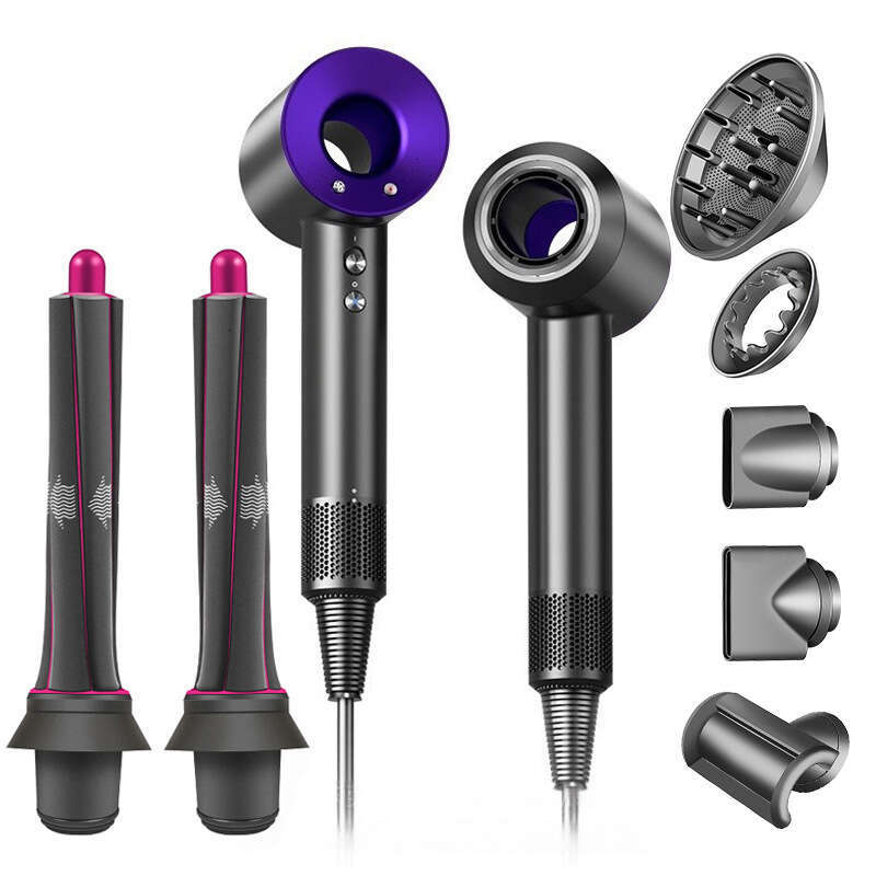 7-In-1 Curling-Iron Home Use Negative-Ion Care Quick-Dry Silent High-Speed Multi-Function Hair Dryer