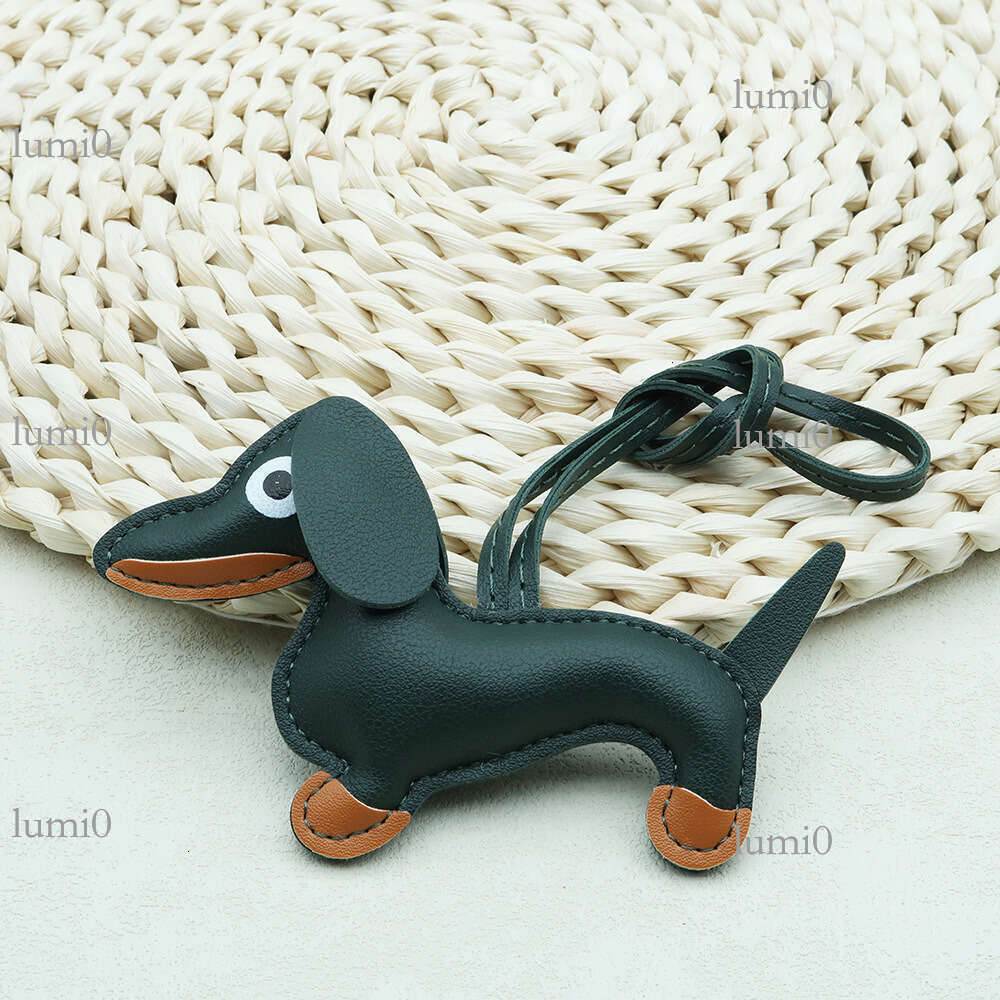 Internet Celebrity Dachshund Dog Cartoon Leather Puppy Bag Pendant Phone Case Creative Car Accessories