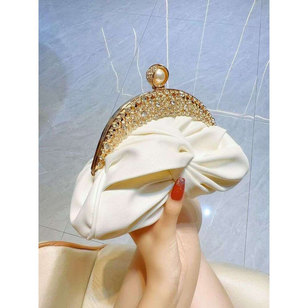 New ladies dia-encrusted lady mini small clutch single shoulder crossbody evening bag