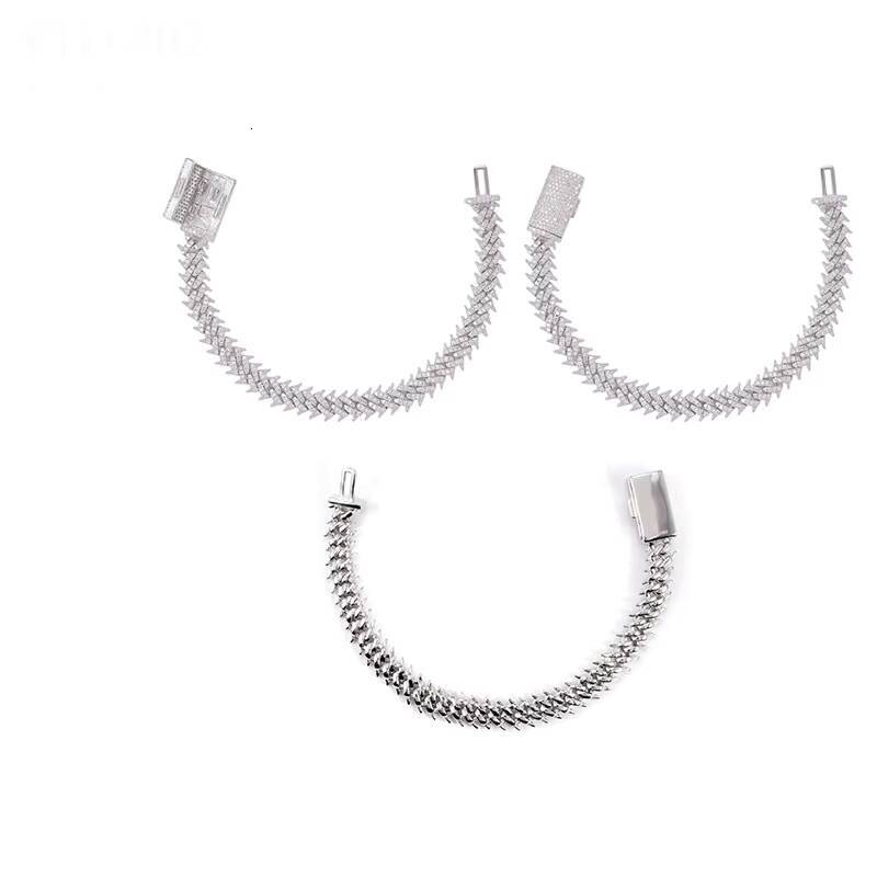 GRA Certified Vvs Cuban Chain Hip Hop Iced Moissanite Mens Necklace Wholesale