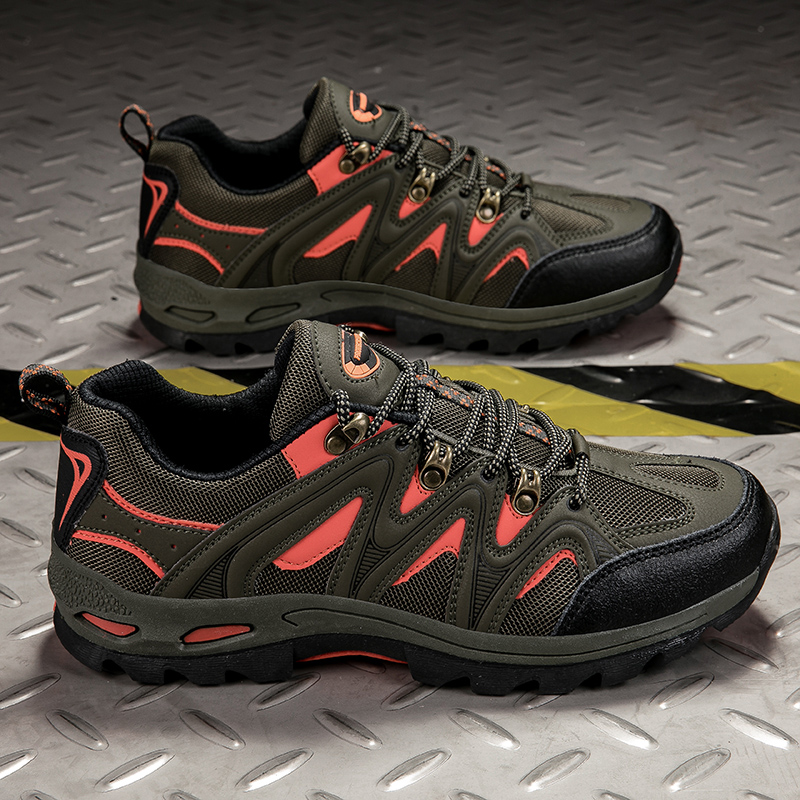 Men's mountaineering 2025 new anti-skid wear-resistant outdoor hiking travel shoes shock-absorbing professional trekking