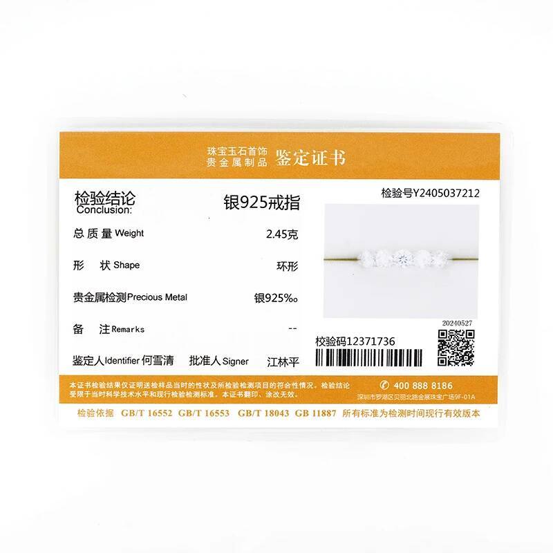 Anziw Half Eternity Bands D Color 0.3ct 5 Stone Moissanite Ring 925 Sterling Silver for Women Fine Accessories Certified Jewelry