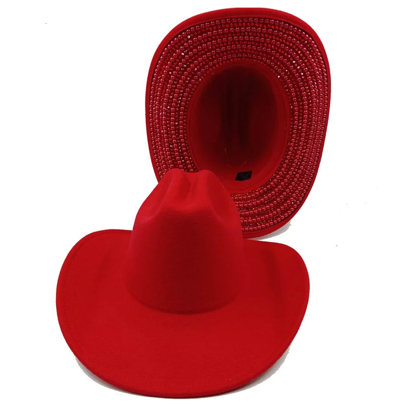 Cowboy Series Western style Cowboy Womens Hat Mens Retro Mens Panama Cowboy Jazz Hat Mens Hat Water Diamond Sombrero Hombre 250813