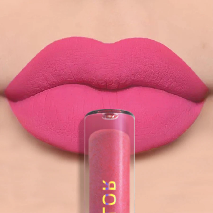 Velvet Matte Lip Gloss Nude Liquid lipsticks Stain-proof Waterproof Lip Tint Long Lasting Non-stick Cup Makeup Pigment Cosmetic 250812