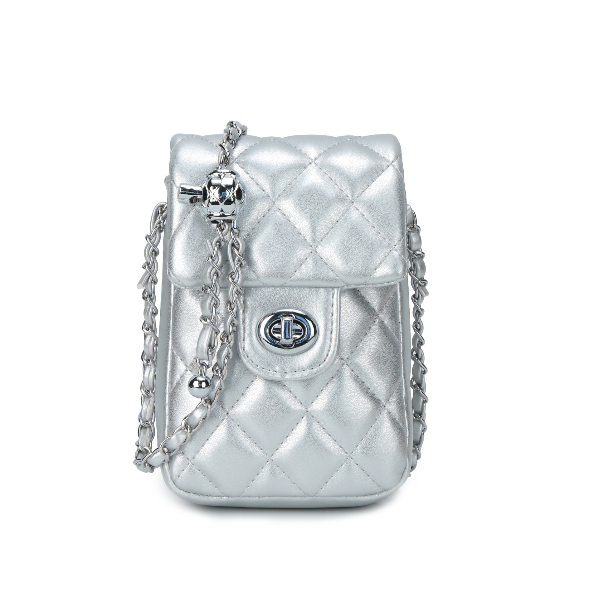 Luxury Brand Designer Bag 2025 New Summer New Bag Women's Diamond Chain Small Style Fashion Single Shoulder Bag Trendy Crossbody Phone Bag