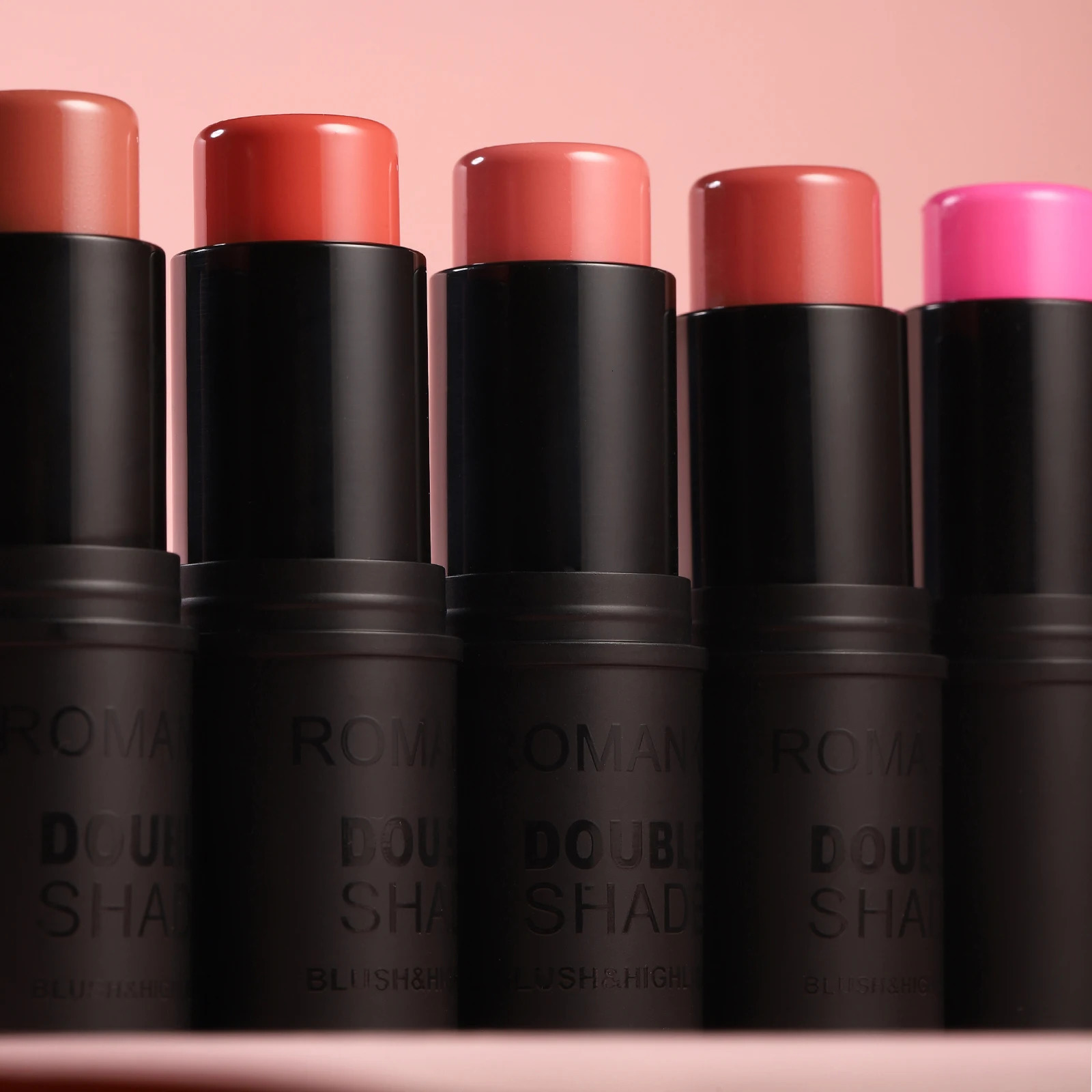 2in1 Solid Blush Stick Matte Luminous Core Multifunctional Blush Orange Face Long Lasting Natural 250813