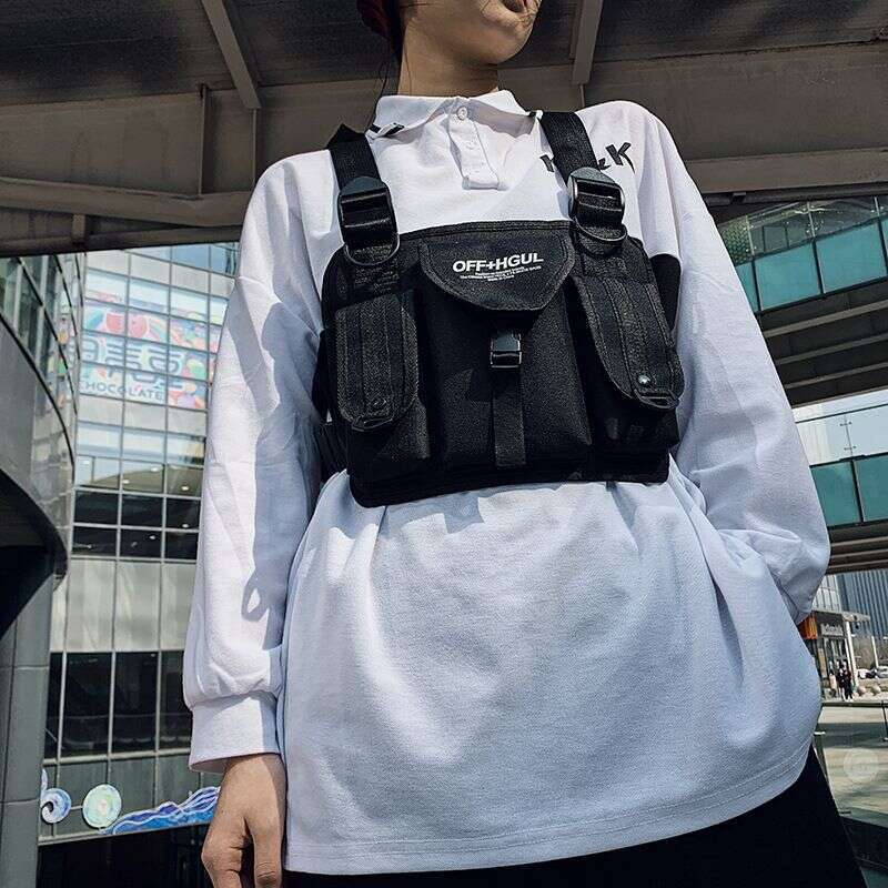 2022 New Functional Tactical Fashion Trendy Brand Vest Backpack Workwear Chest Bag