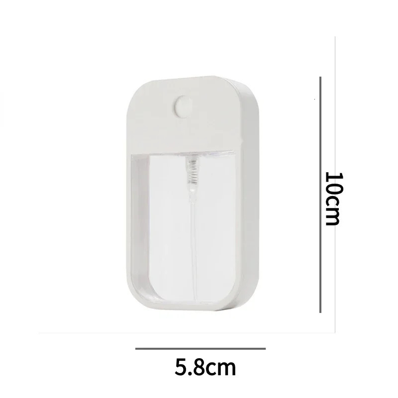 45ml 6 Color Portable Refillable Hand Sanitizer Alcohol Bottles Mini Card Spray Bottle Travel Sub-bottling Cosmetics Press 250813