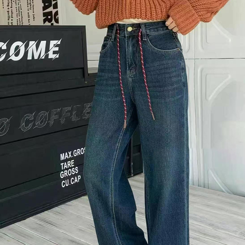 Stylish Rigid-Fit Straight Jean for Women Premium Quality Elastic-Free Trousers