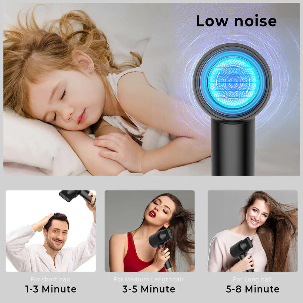 Quick-Dry High-Speed Dryer Variable heat Styling Blow Negative Ion Hair Dryer