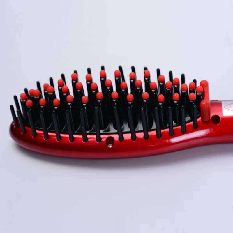 Electric Digital Control Anti-Scale Straightening Simply Fast Hair Straightener Brush Comb Irons Easy Straight W250814
