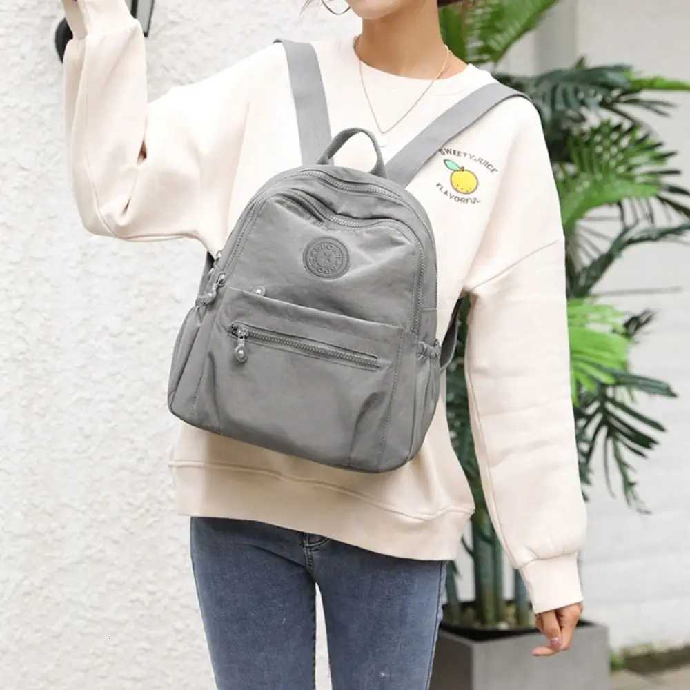 Fashion Large Capacity Shoulder Bag Waterproof Lightweight Mini Backpack Wear-resistant Small Travel Backpack XJ250814