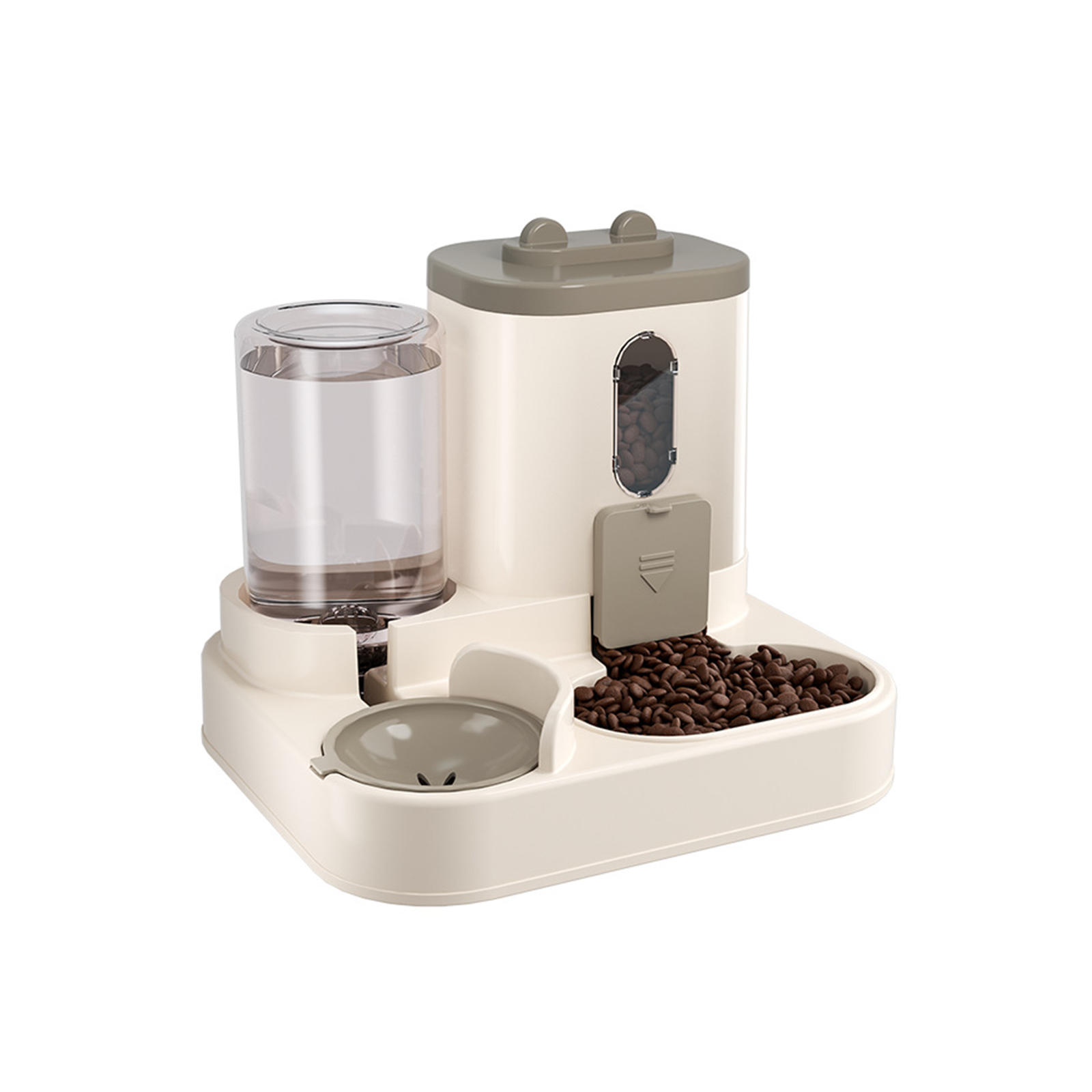 Cat automatic feeding, automatic water dispenser, dog bowl, cat basin 2-in-1, cat bowl, water dispenser, pet supplies