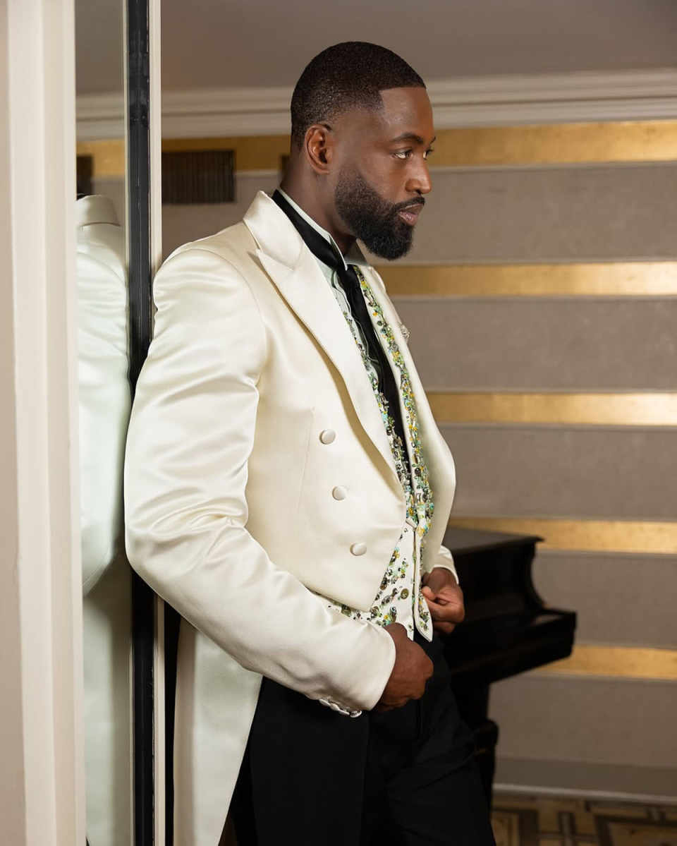 Men Long Tail Tuxedo Slim Fit Double Breasted 2 Pieces Blazer Pants Wedding Groom Party Wear Casual Coat Customized