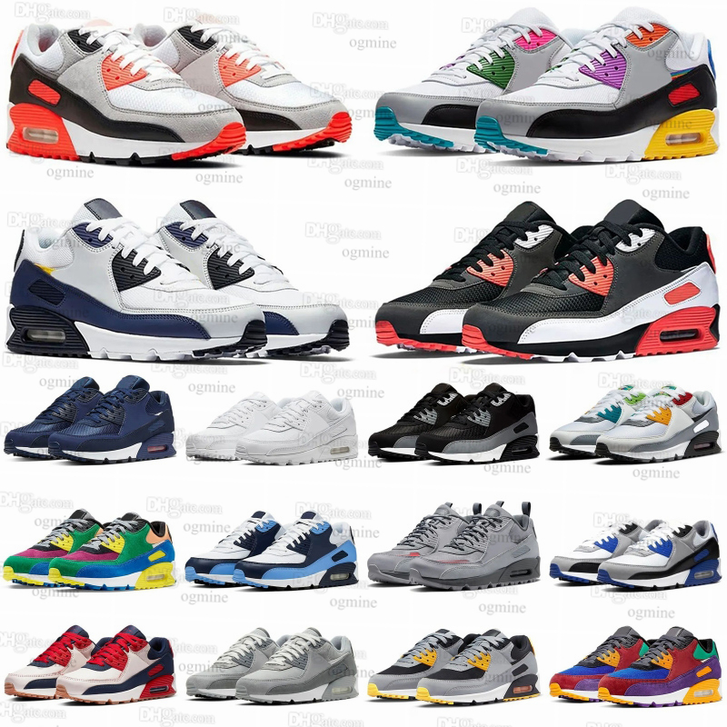 90 97 designer shoes men women Triple Black 90s white Silver Gold Bullet Leather Trainer Breathable 97s Surface sneakers 36-45