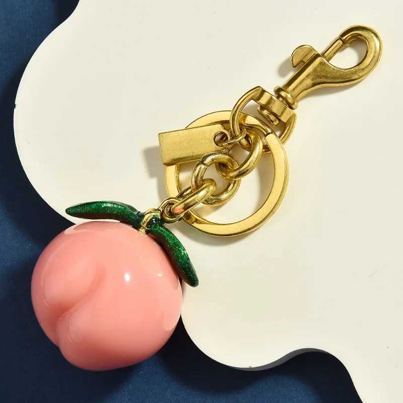 Exquisite car key chains persimmon key chains bag pendants and ladies bag accessories S250814
