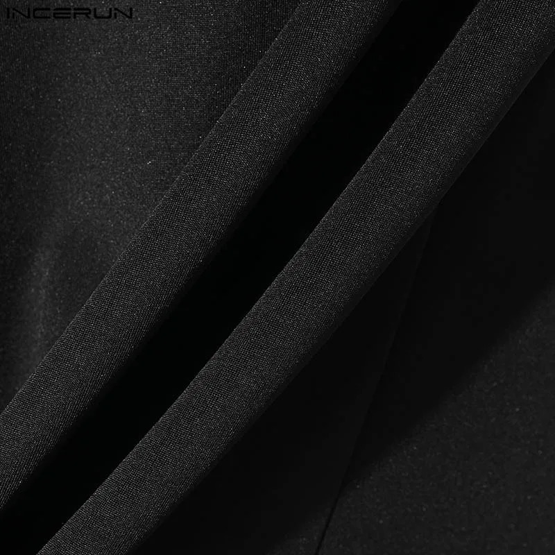 Men T Shirt Mesh Patchwork O-neck Short Sleeve Sexy Men Clothing Summer Transparent Fashion Party Camisetas S-5XL INCERUN 250813