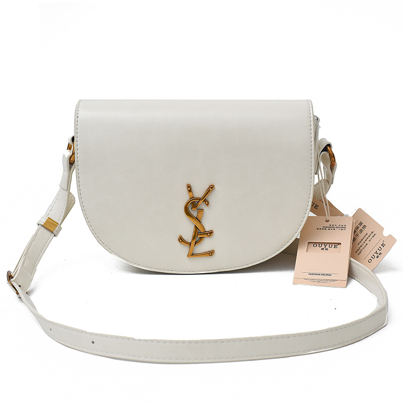 Designer bag free shipping hot Light luxury outdoor casual saddle bag simple and versatile high-capacity shoulder bag