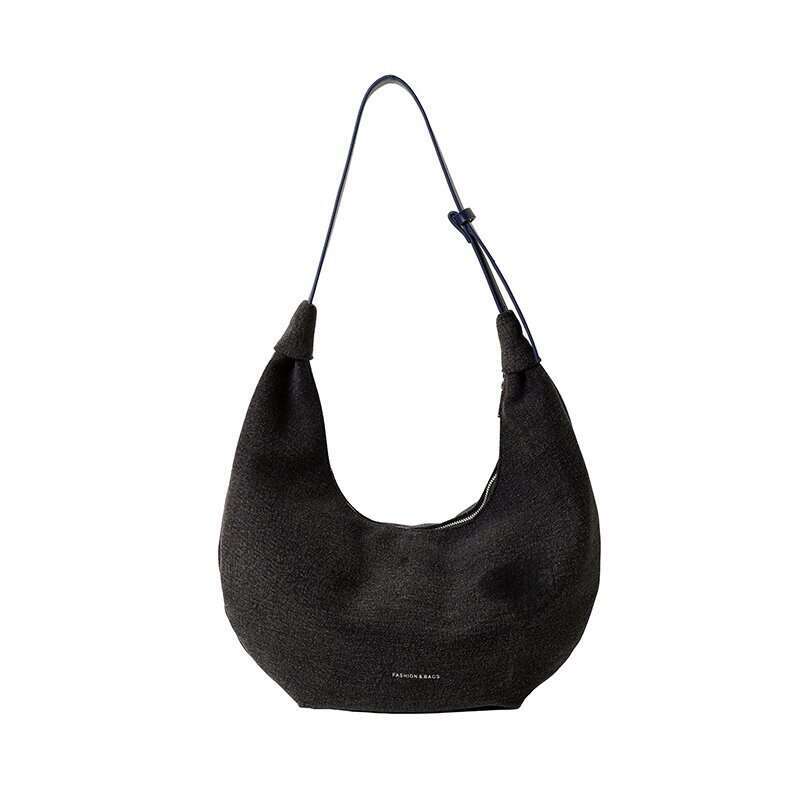 Fashion Versatile Niche Design Denim Underarm Bags Designer Women for Women 2025 New Korean Ins Simple Casual Shoulder Bag