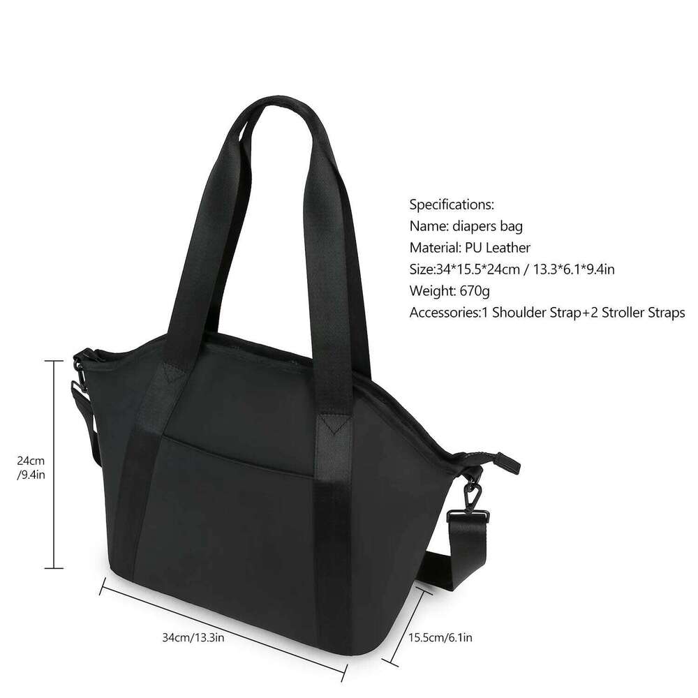 One shoulder hand-held bag, baby travel supplies storage, waterproof mommy storage bag