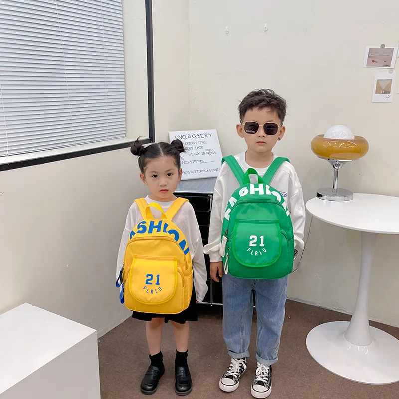 Kids Backpack for Boy Toddler Backpacks Lightweight Canvas Backpack Trend School Bags Mother Kids Bags for Girl Cute Backpacks 250813