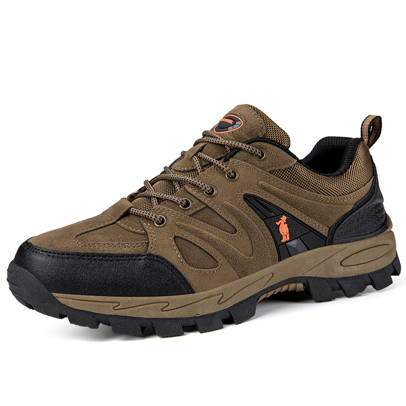 Paul Camel man for Spring and Autumn Casual Sports Mountaineering Hiking Anti-Slip Durable Vintage English Style Work Shoes