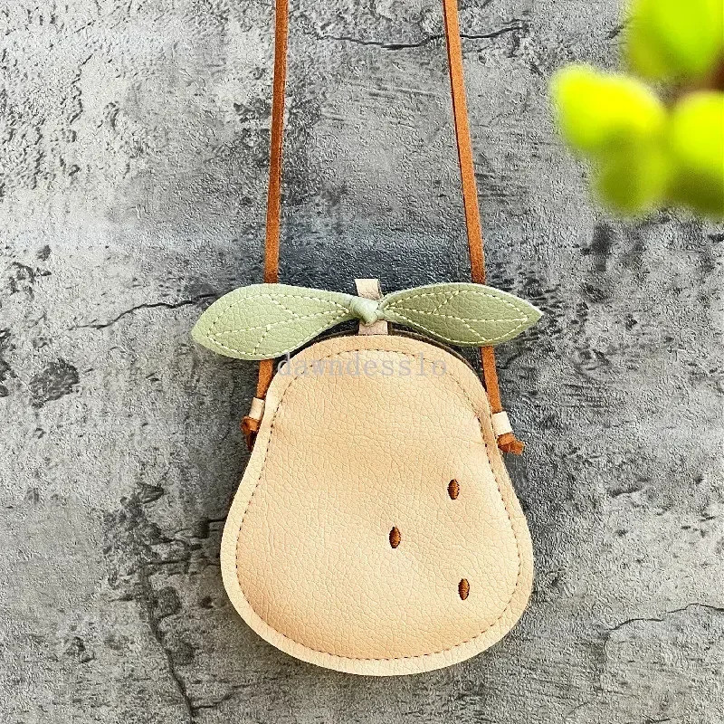 Cartoon Cute Kids Mini Bags for Toddler Girls Pumpkin / Pear / Ladybug Crossbody Bag Kawaii Baby Childrens Small Handbags Gift 250813