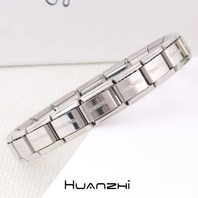 Simplicity Trend italian Charm Bracelet Metal Adjustable Bracelet for Women Men Unique Y2k jewelry HUANZHI 250812