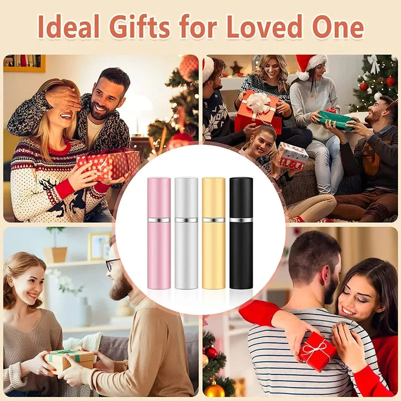 4pcs4 Accessories 5ml Refillable Portable Mini Perfume Atomizer with 4 Spray Bottles 2 Funnels 2 Dispensing Shenanigans 250813