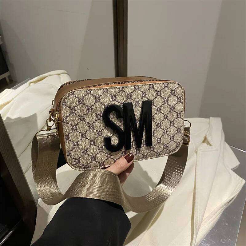 Designer Luxury Designer Luxury Spring Summer Floral Shoulder Bag Women Vintage Print Crossbody Purse Fashion Small Square Handbag Cute