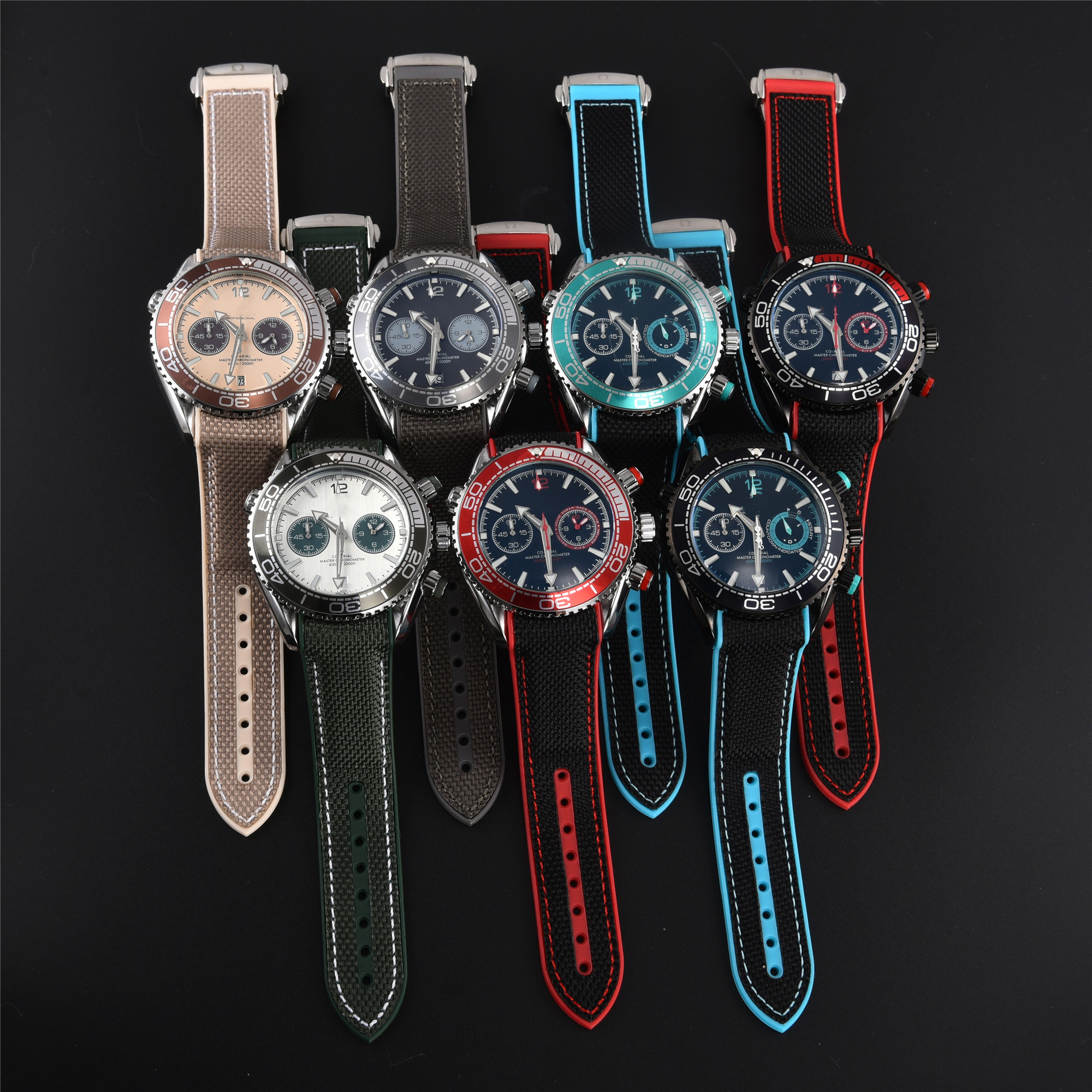 new Swiss watch - HAMMER series luminous quartz movement chronograph men's watch