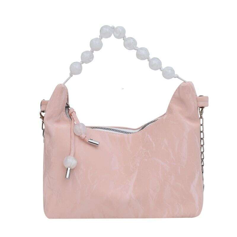 Chinese Beaded Handbag for Women's Spring/Summer 2024 New Fashion Veet Cloud Versatile Chain Crossbody Bag