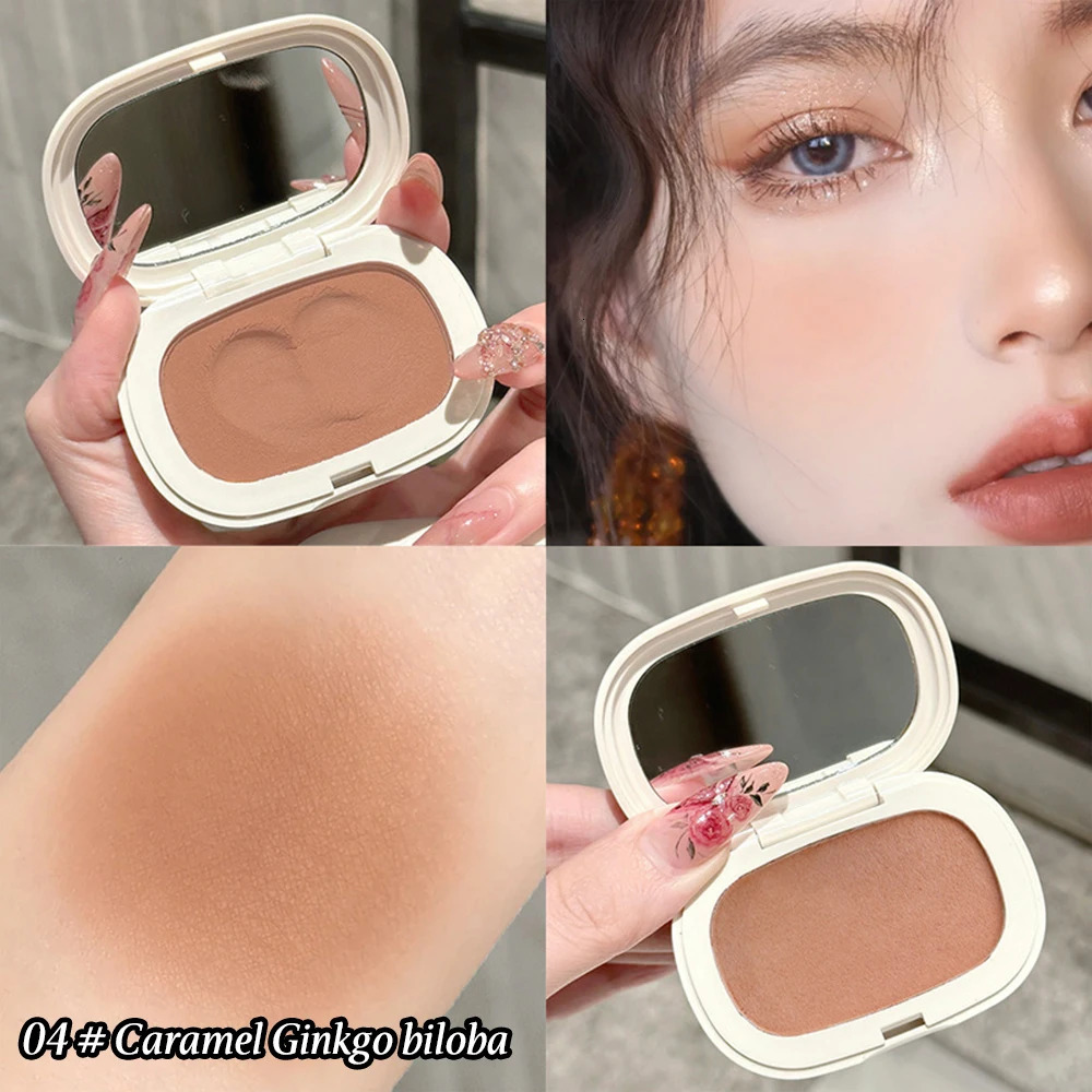 Single Color Blush Silky Texture High Color Rendering No Powder Feeling Low Saturation Long-lasting Natural Matte Blush Cream 250813