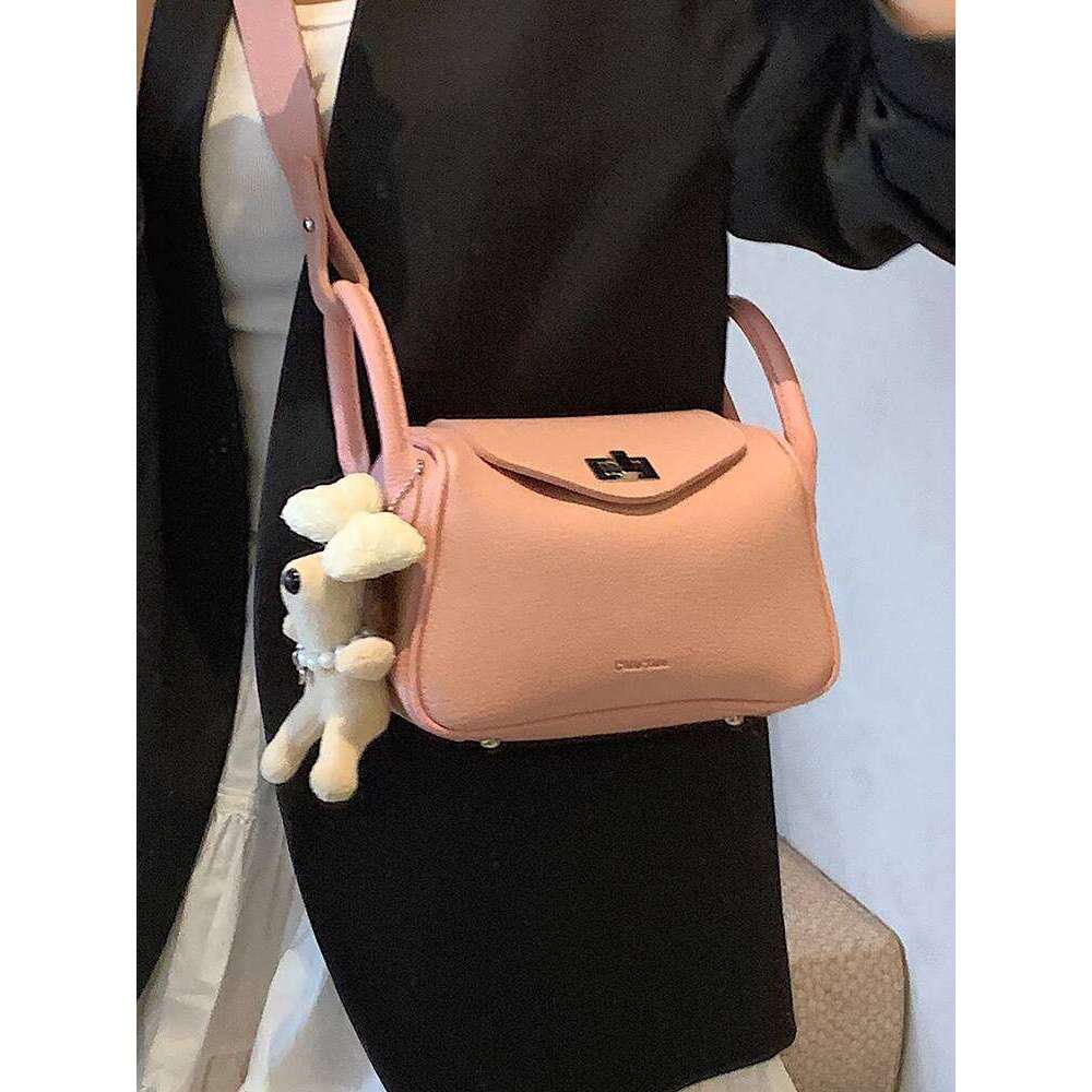Spring Niche Lychee Pattern Single Shoulder High-End Elegant Pillow 2025 New Women's NEW free shipping Versatile Fashion Small Bag