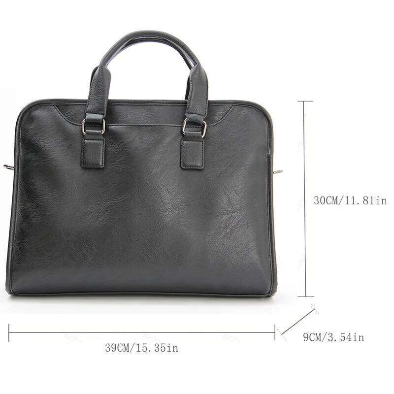 Business Briefcase Handbag Satchels Top-Handle Bags Men Crossbody Messenger Fashion Laptop Document Hand Bag