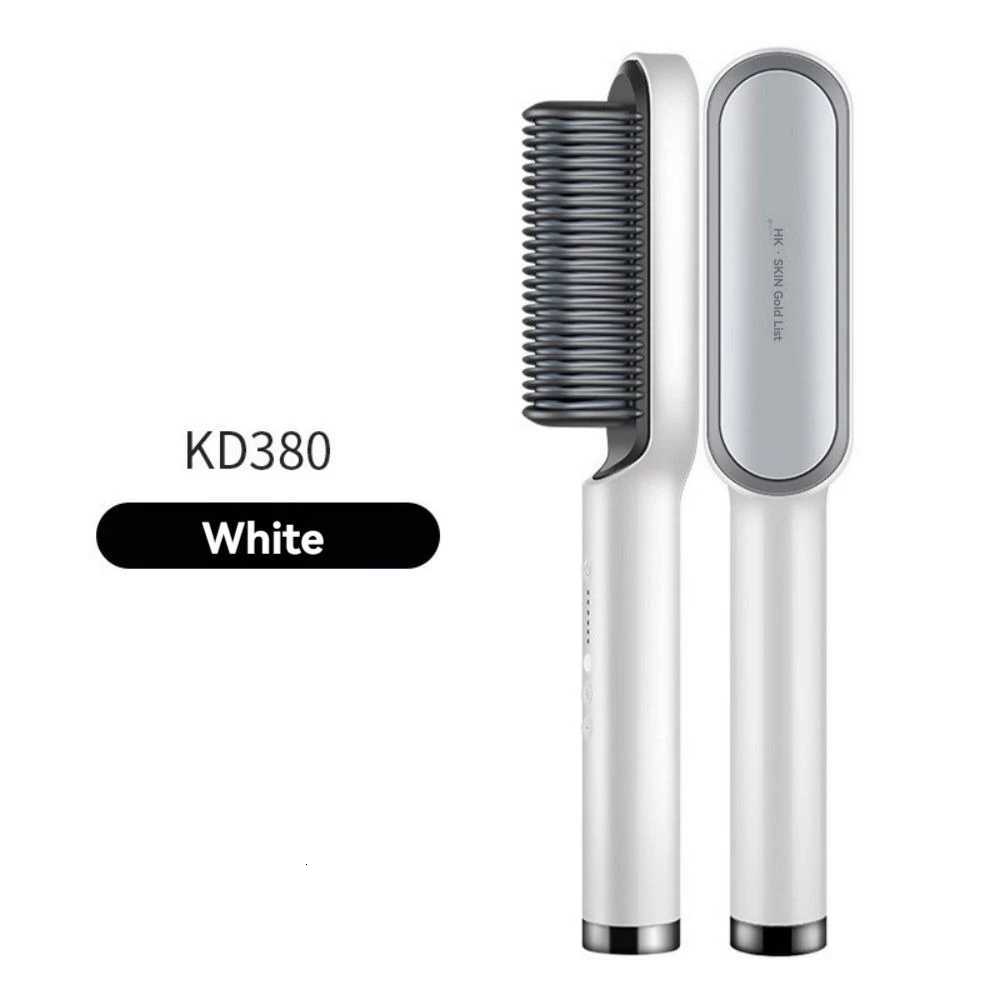 Hair Straightening Comb Device Negative Ion Does Not Hurt Hair Straightening Plate Clip Curling Iron Lazy Curling Comb W250814