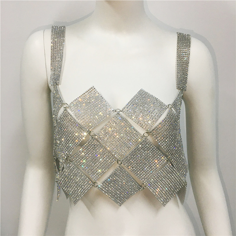 Stage Wear New Flashy Handmade Sexy Hollow Casual Suit European American Style Fashion