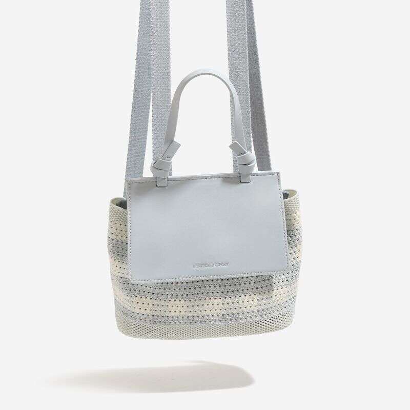 Fashion Color Block Weaving Women's Bag 2025 Summer New Commuter Small Backpack Multifunctional Handbag Leisure Hundred Simple Daily